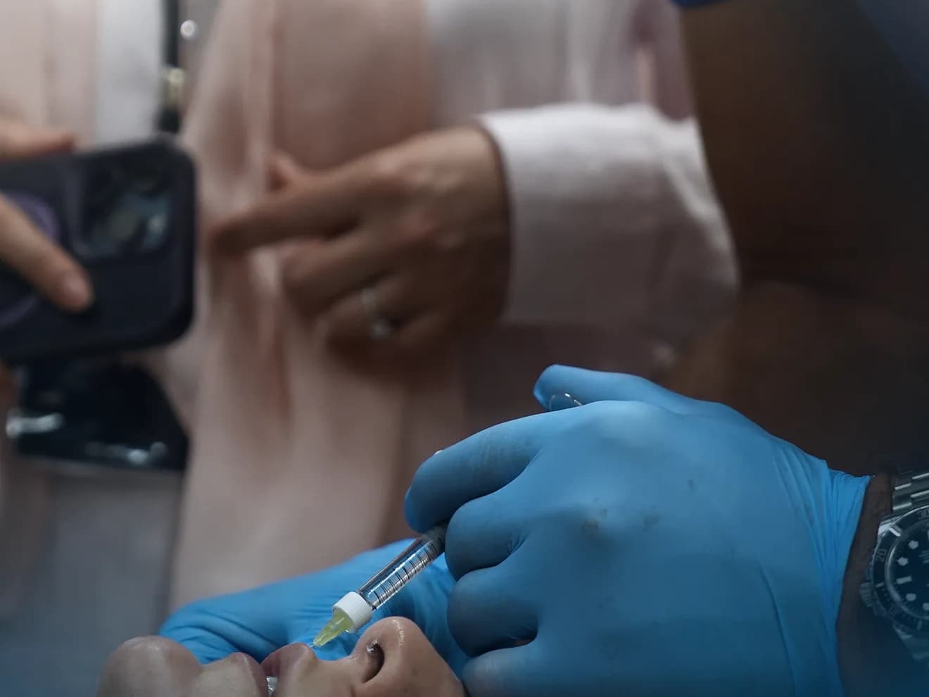 Supervised live injection